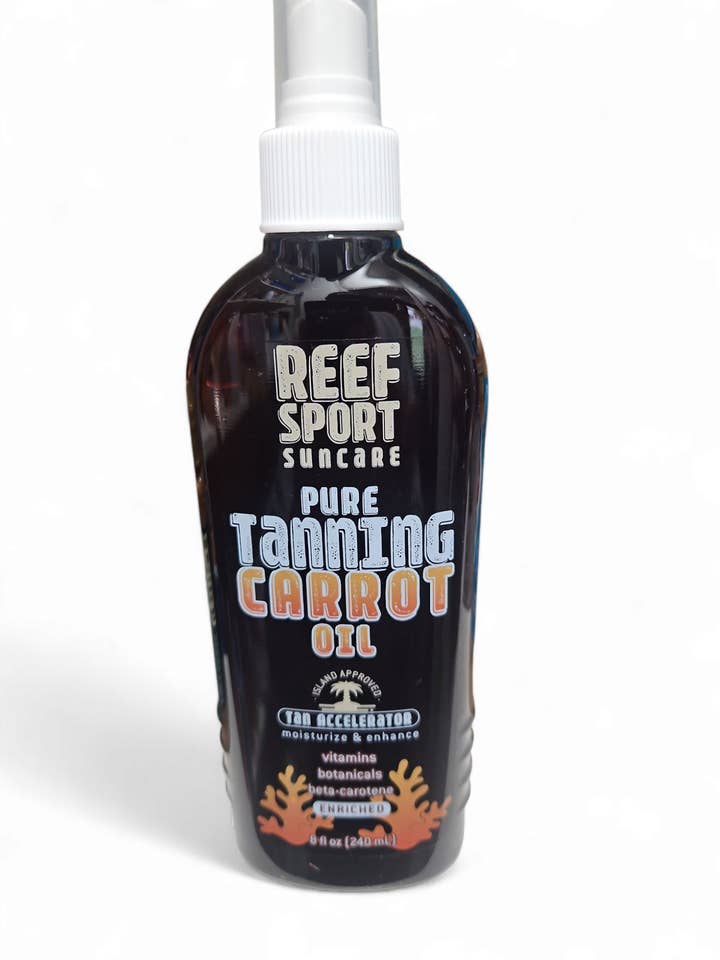 REEF TAN OIL (Carrot) SPF 0 - 8oz for wholesale by Reef Sport Suncare