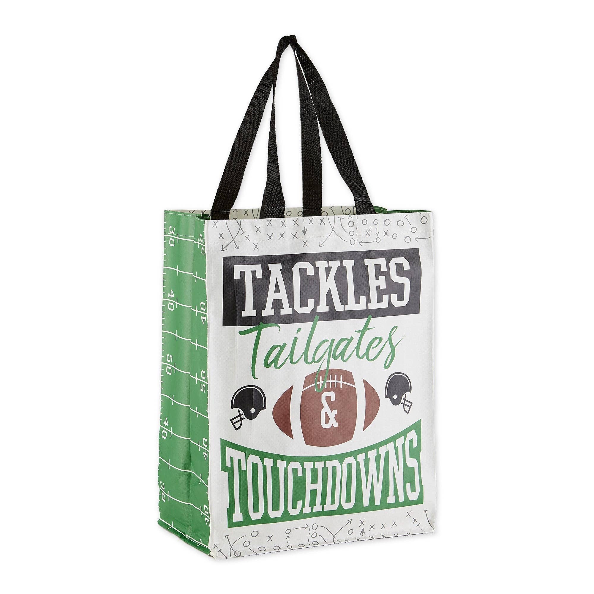 Design Imports - Vente Tote bag – unisexe - Sac réutilisable Tackles & Touchdowns0