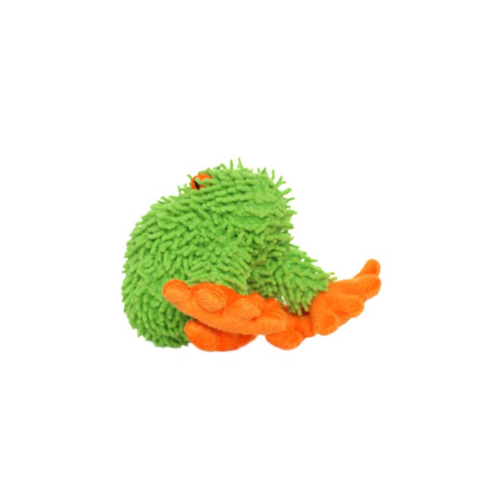 Tuffy Dog Toys - VIP Products - Wholesale Pet Squeaky Toy - Dog - Mighty Jr Micro Fiber Frog, Durable, Squeaky Dog Toy