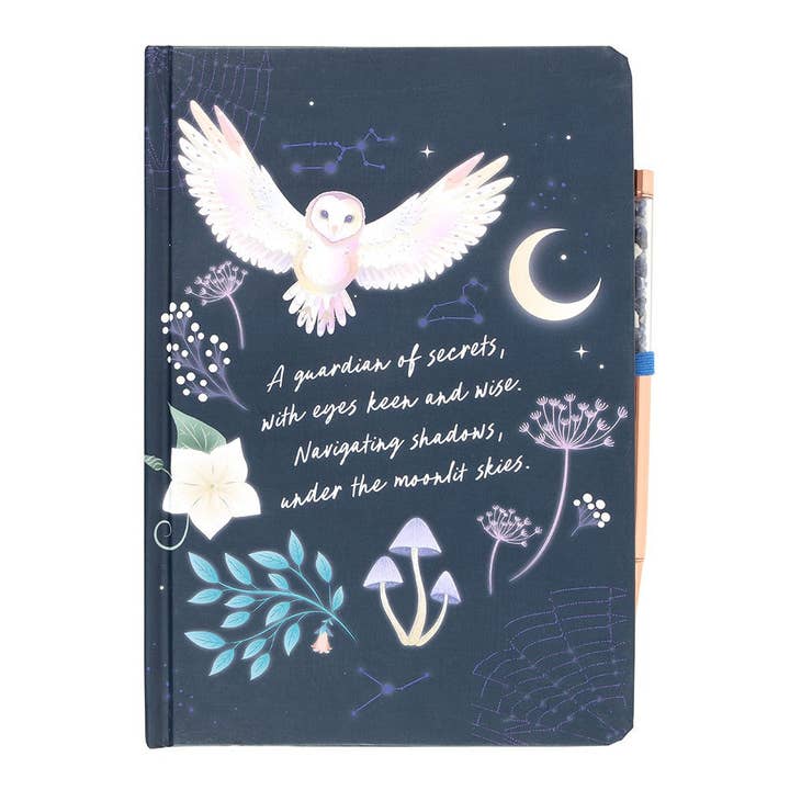 Something Different Wholesale - Wholesale Journal/Diary - Night Owl Journal with Sodalite Pen