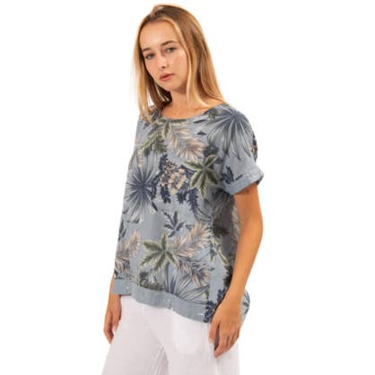 VeraMay - Wholesale Shirt - Women's - 6352 Denim Vera May Italian Cotton Top2