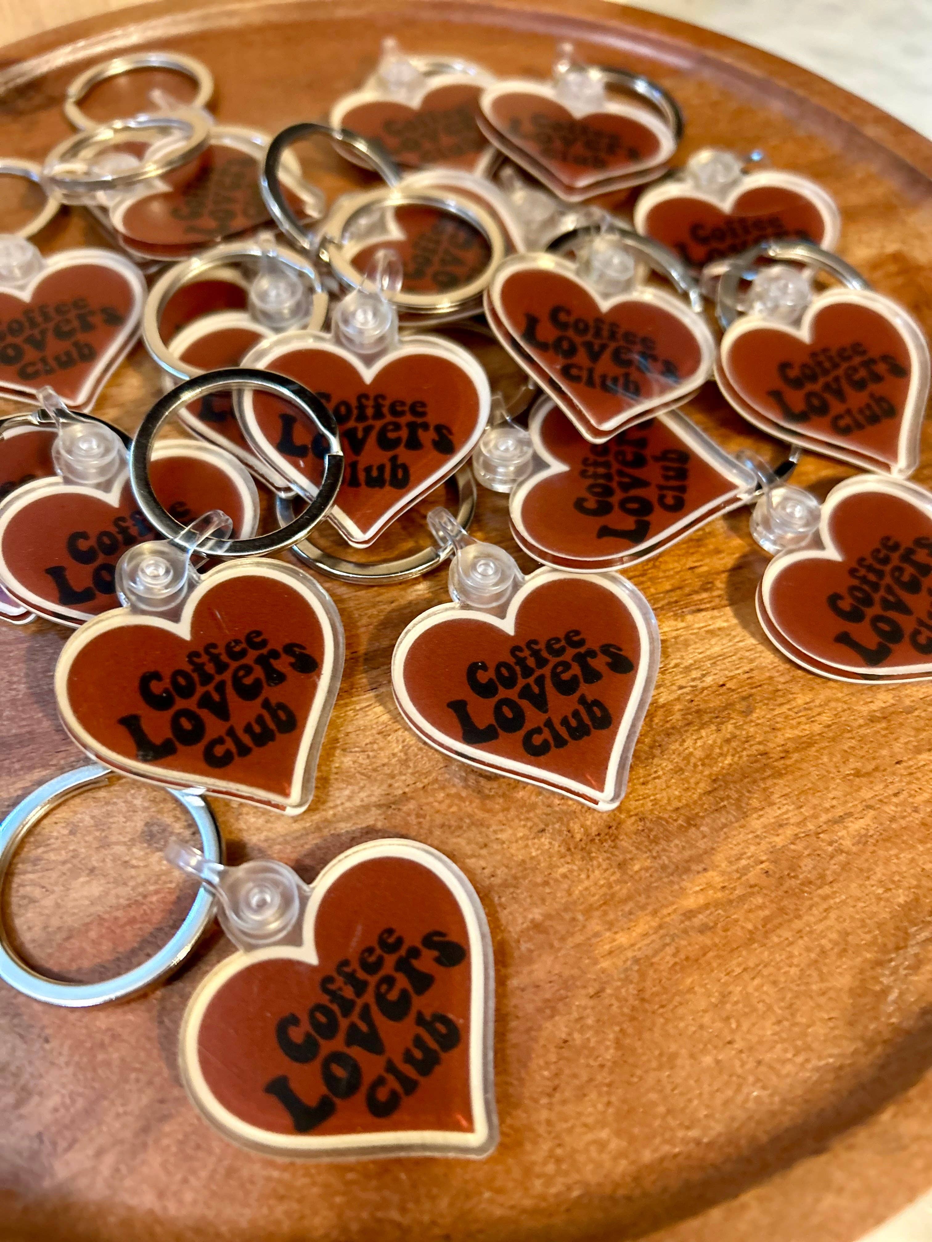 Axle Rose Co - Vente Porte-clés – femme - Porte-clés Coffee Lovers Club • crème1