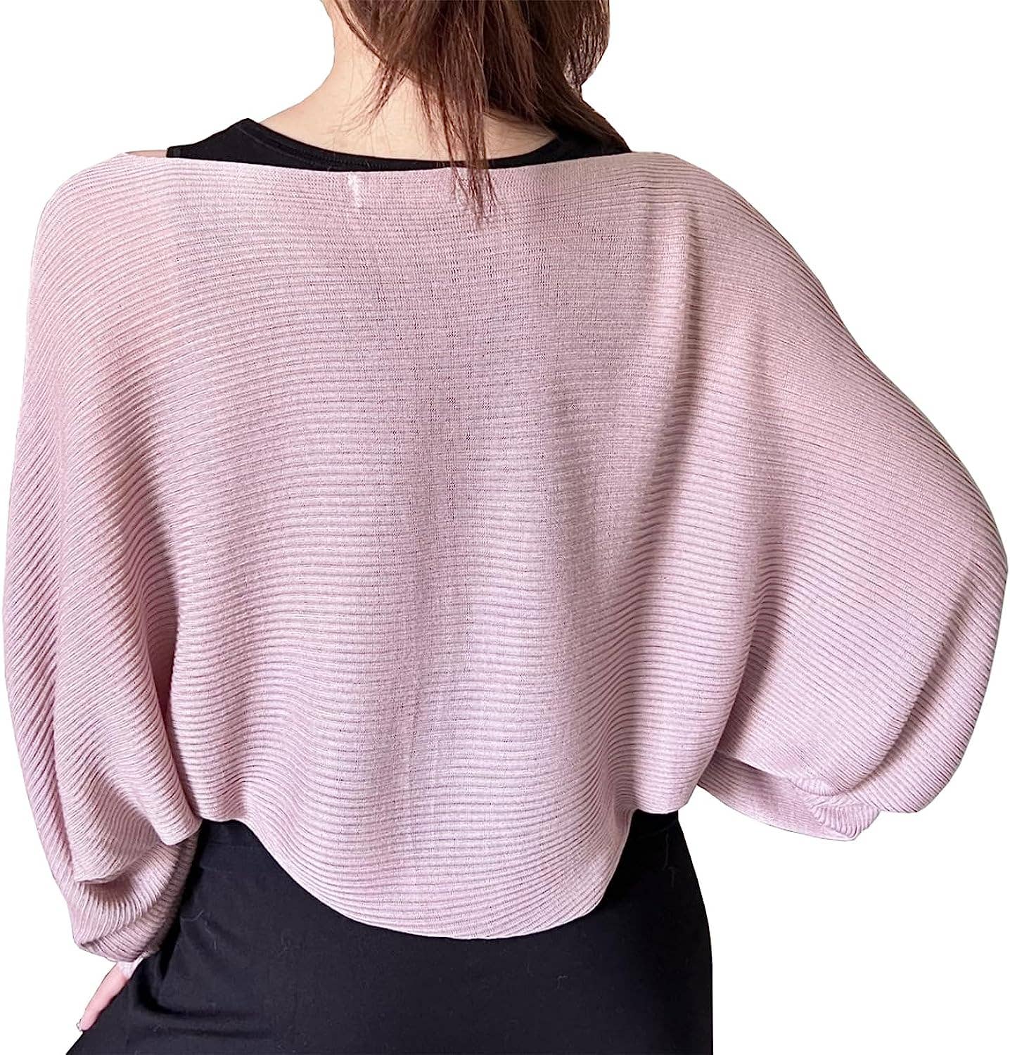 Fennco Styles – Engroshandel Cardigan - Dame – Ribstrikket cardigan bolero shrug16