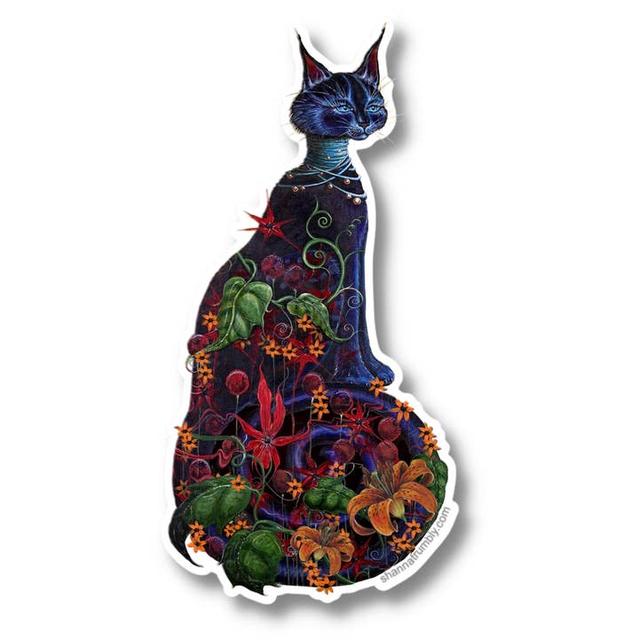 Cat Sticker for wholesale by Shanna Trumbly