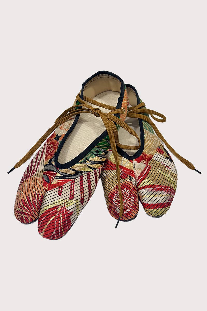 Ikian - Wholesale Flats - Women's - Japanese Obi ballet flats5