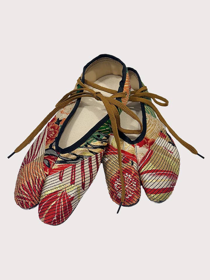 Ikian - Wholesale Flats – Women’s - Japanese Obi ballet flats5