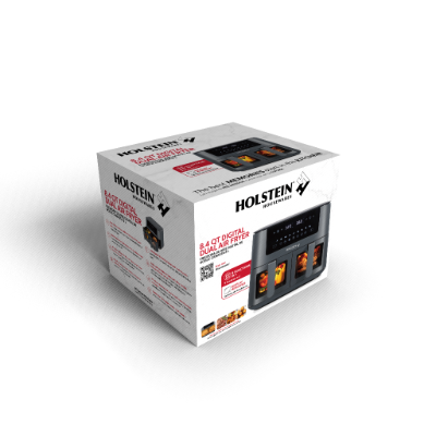 Holstein Housewares - Wholesale Kitchen Appliance - Holstein Housewares 8.4 QT DUAL BASKET DIGITAL AIR FRYER6