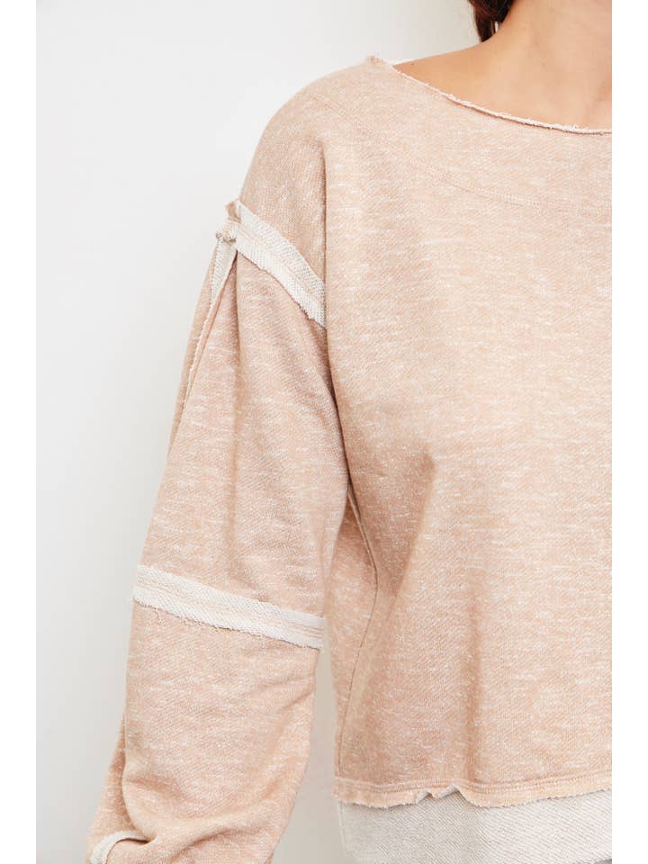 Mustard Seed - Wholesale Knit Top - Women's - OPEN SHOULDER KNIT TOP