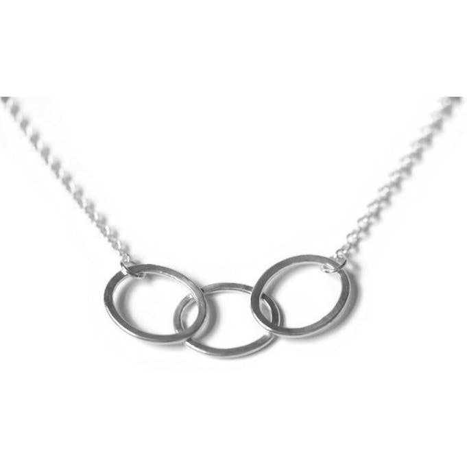 Colar Oval Três Links por atacado de Amalia Moon