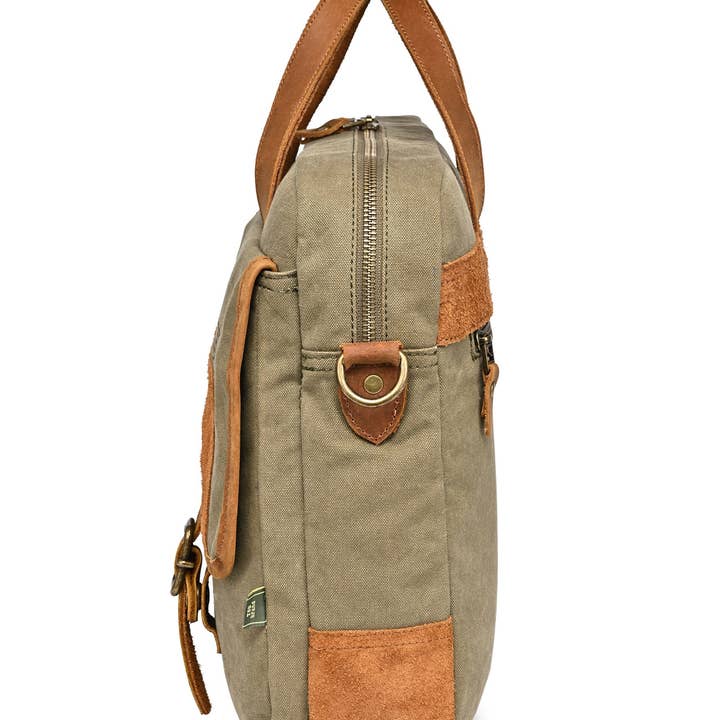 TSD Brand – wholesale Briefcase – Unisex – Valley Oak Canvas Brief Bag4