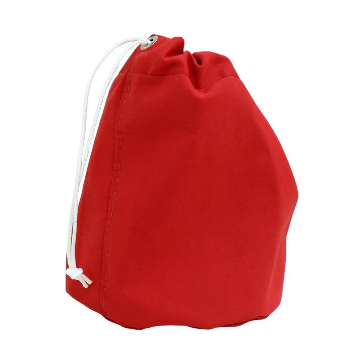 Ditty Bag, Jockey Red Sunbrella for wholesale by Mainland Canvas