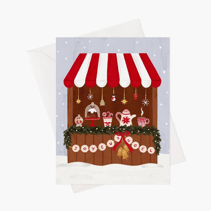 Tyska julmarknad - Julkarta för wholesale av Marie-Lise Illustration