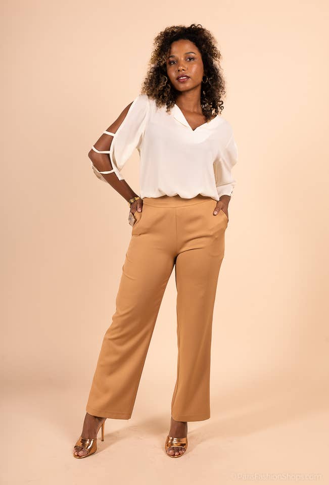 You Udress - Wholesale Pants - Women's - Camel women's suit jacket1