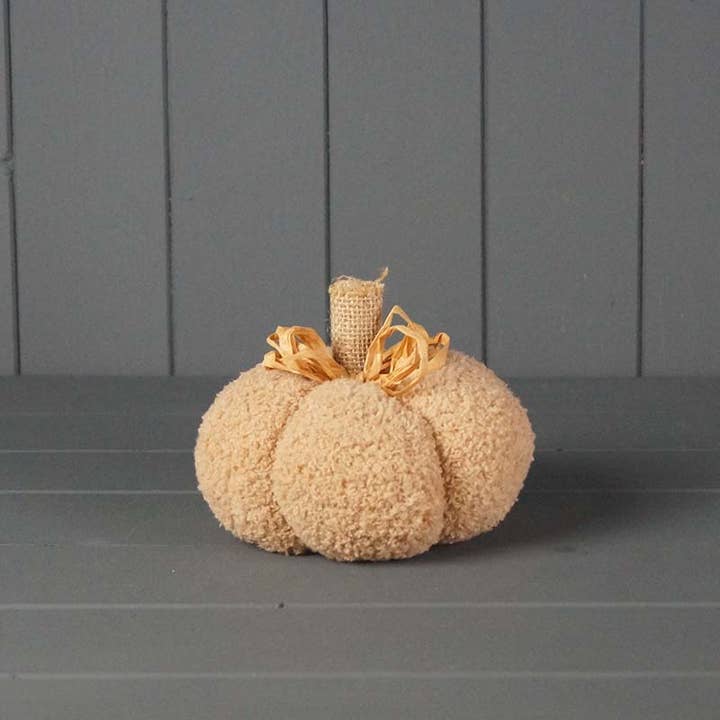 Satchville – wholesale Decorative figurine – Caramel Fabric Pumpkin
