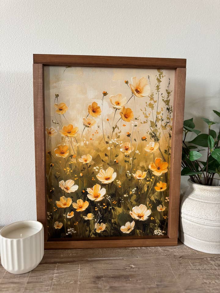 Yellow Summer Vintage | Summer Wall Art for wholesale by Lily and Sparrow