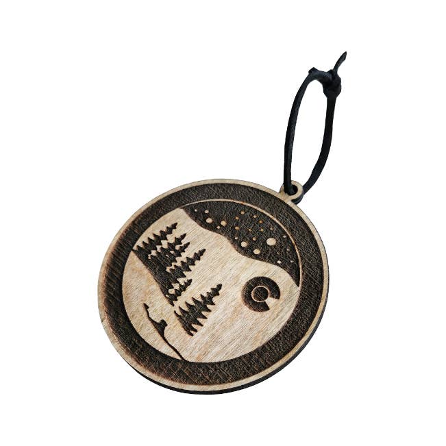 Sherwood - Wholesale Ornament - Colorado Mountain Snow | Wooden Ornament - Birch3