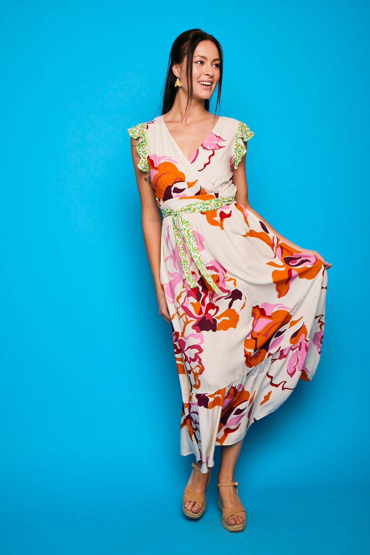 Smile - Wholesale Dress - Women's - Long White Alcoceber Dress1