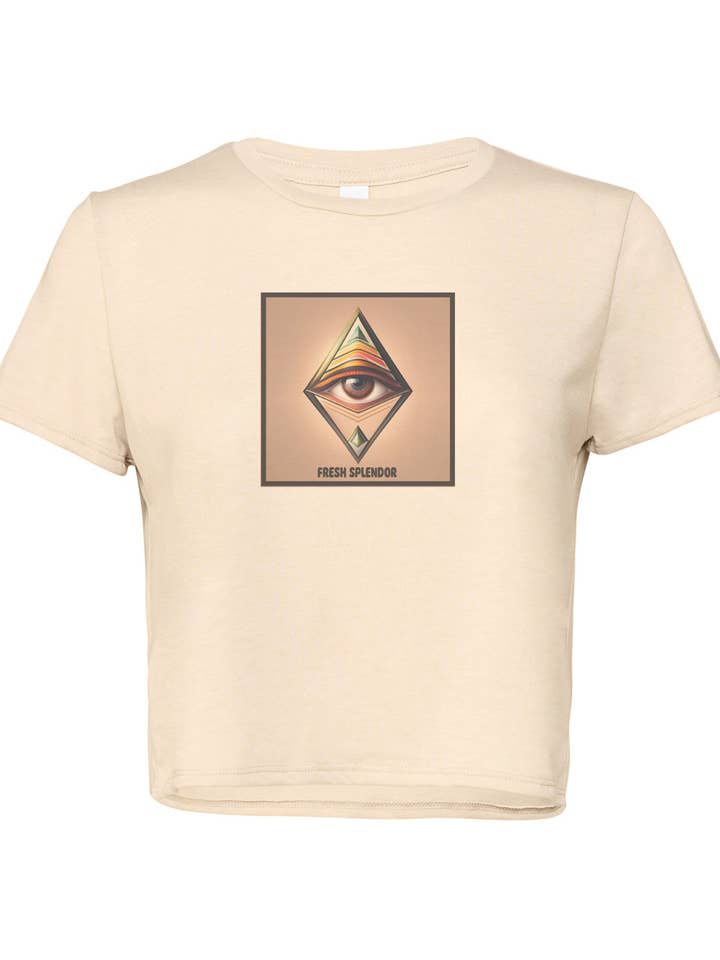 Crop T-Shirt Fresh Splendor for wholesale by Into Sunrise