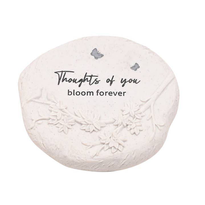 Thoughts of You Graveside Round Stone - Bloom Forever for wholesale by WIDDOP and Co. US