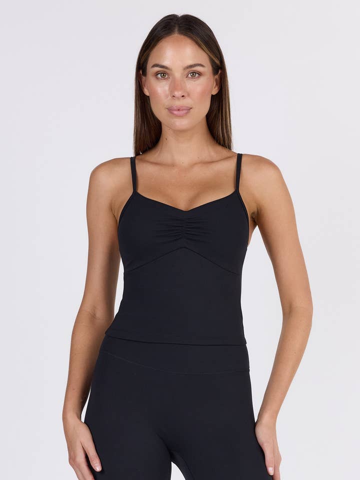 Core Comfort | Frankie Tank Black for wholesale by DK Active