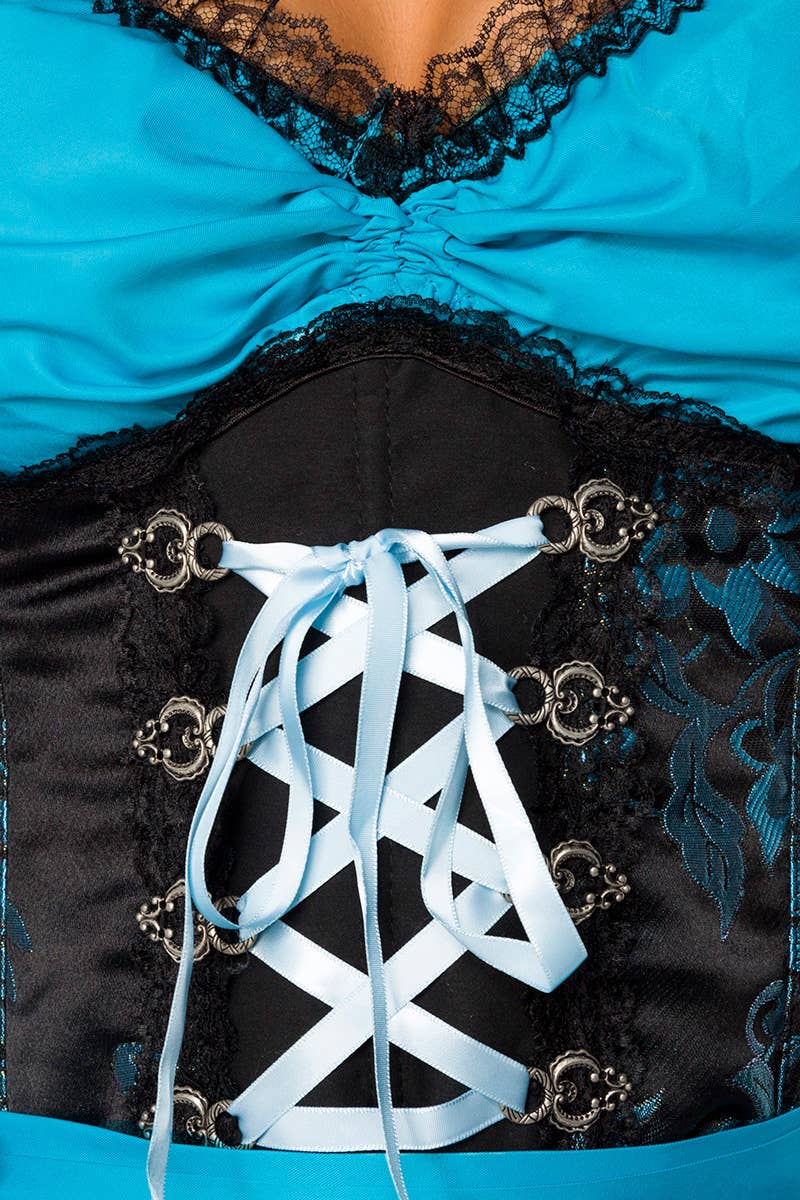 atixo GmbH - Vente Déguisement – femme - Dirndl premium avec blouse et tablier (7000)5