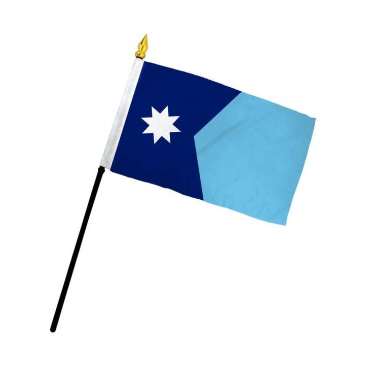 Minnesota 10x15cm Stokvlag voor wholesale door Flags Importer