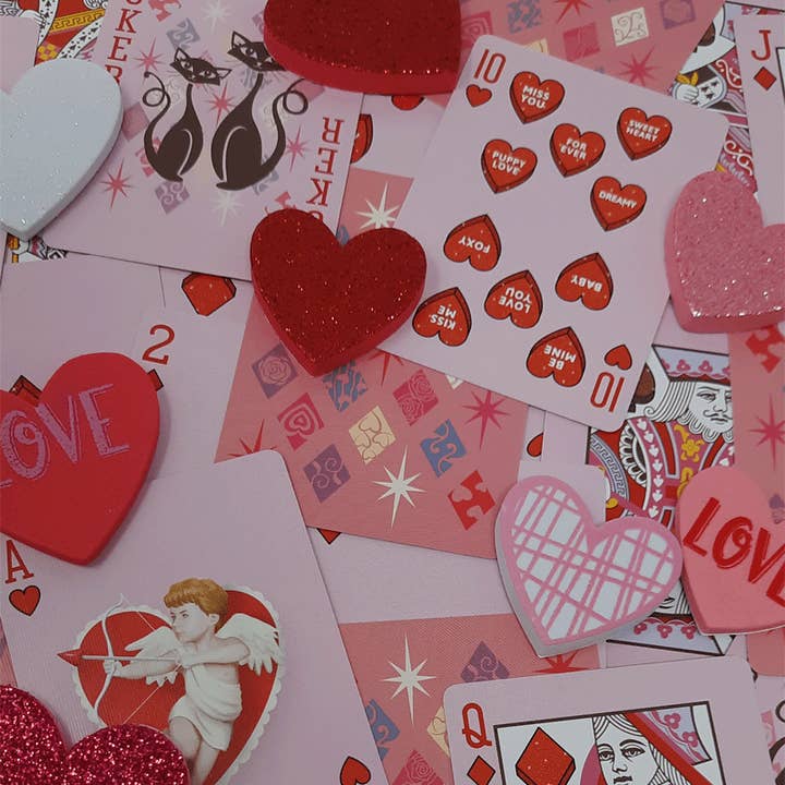 Collectible Playing Cards - Wholesale Playing Cards - Bicycle Vintage Valentine Playing Cards