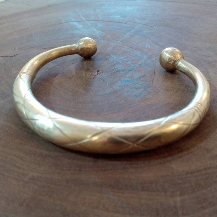 BAWA brass bracelet for wholesale by The Afrophile