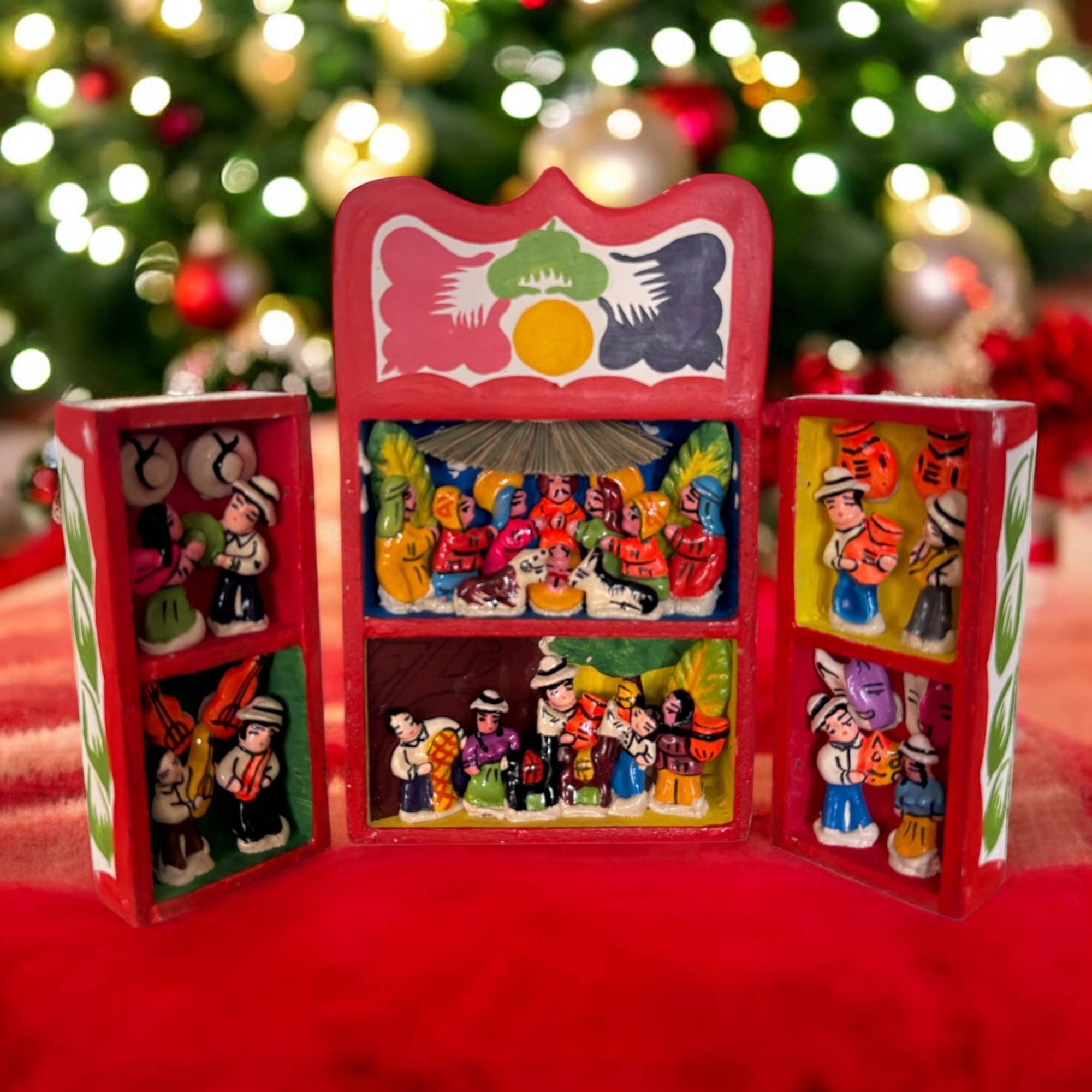 Zoe Artcrafts Corp. - Wholesale Decorative Figurine - Nativity Scene Retablos Christmas Indoor Decor Altarpiece 3