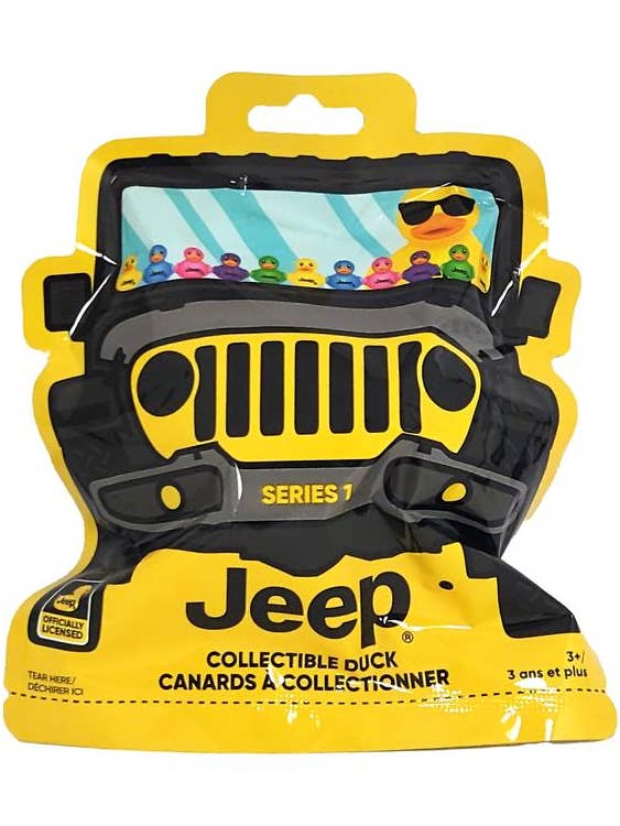 JeepĀ® Branded Ducks 2" Vinyl Blind Bag Assortment in Display for wholesale by License 2 Play Toys