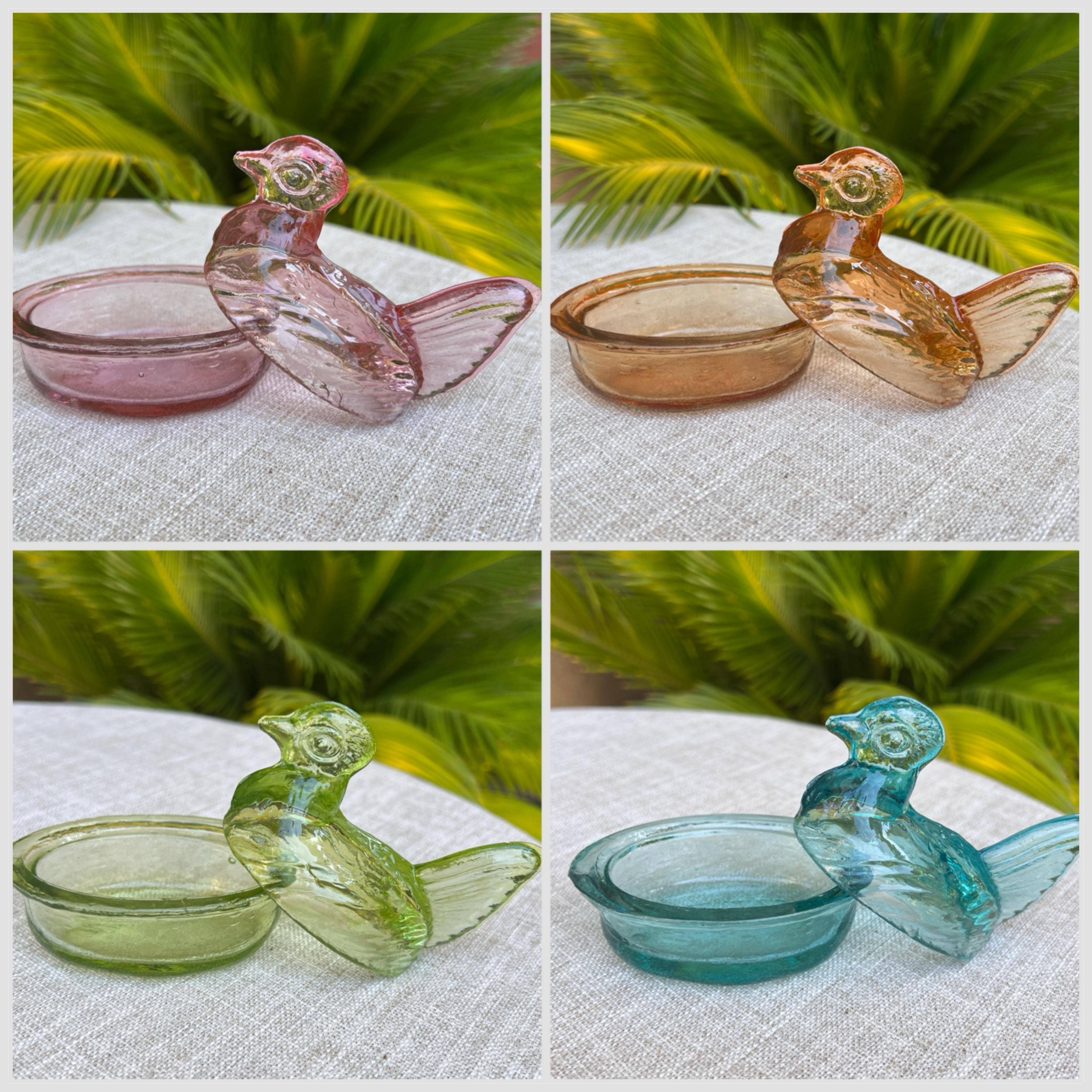 Kitchen One - Wholesale Decorative Plate/Dish/Bowl - Nesting Hen Bowl AMBER (Maple) | Hand Blown Glass - Colombia11