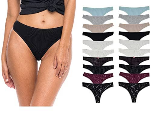 I-Wear Brands - Wholesale Underwear - Women's - Women's 100% Cotton T-Back Thong Panty Underwear3