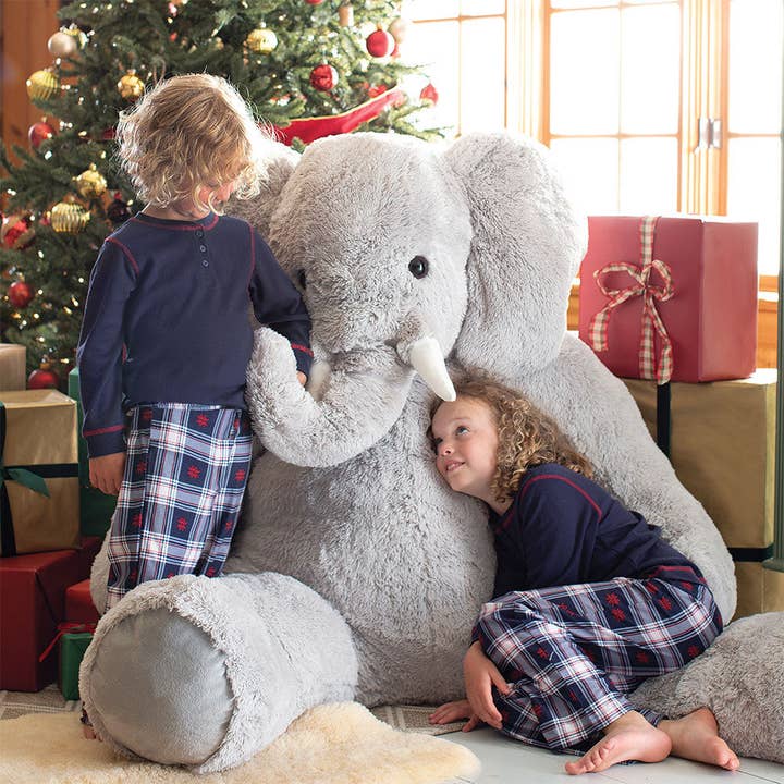 Vermont Teddy Bear - Wholesale Stuffed/Plush Toy - Kids & Baby - 6 Ft. Giant Cuddle Elephant1