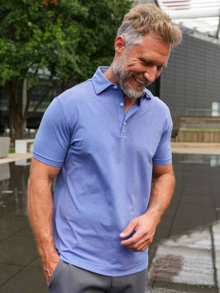 USA Palm - Wholesale Polo - Men's - Heathered Polo28
