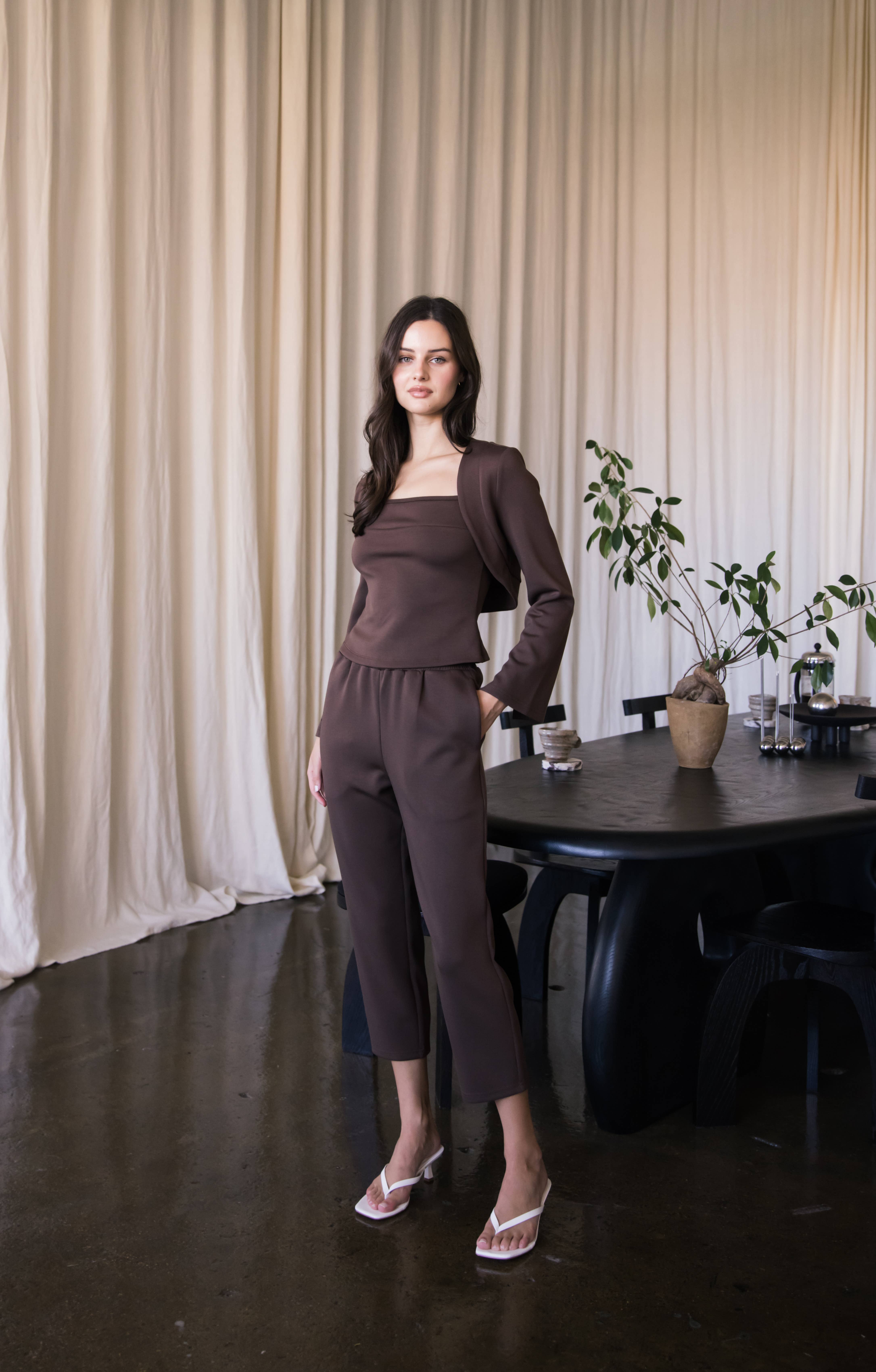 P. CILL - Wholesale Pants - Women's - P. CILL Butter Modal Waist Band Ankle Pants10