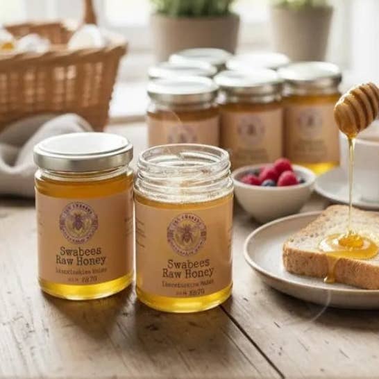 The Stuff I Love - Wholesale Honey - Pure Raw Honey in a 227g Jar of Honey - Spring 2025 - not Pasteurised or Heated - Lincolnshire Hives in the Wolds AONB0
