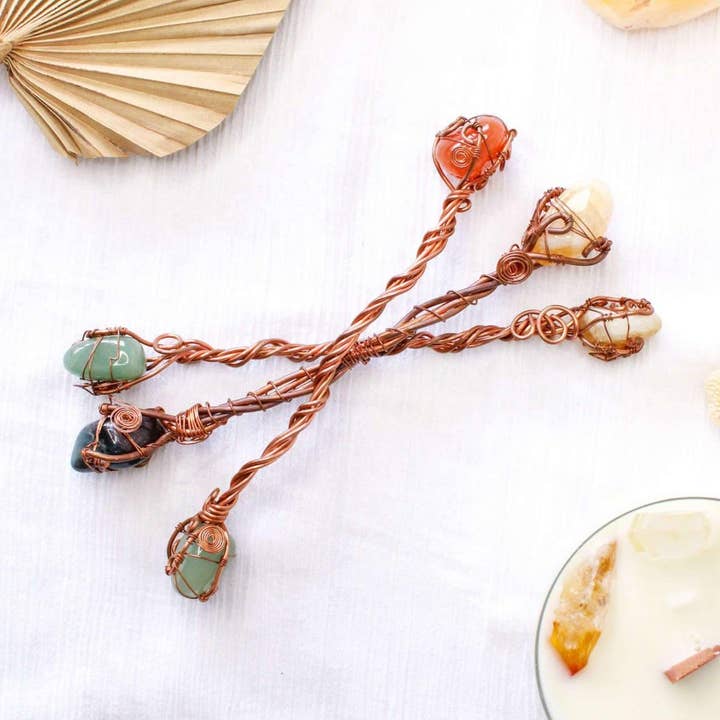 Välstånd tumlade Crystal Wand för wholesale av Fullmoon Crystals