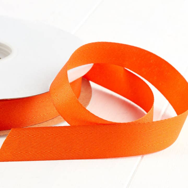 50 yards Herringbone Twill 3/4" Ribbon Spool for wholesale by Factory Direct Craft