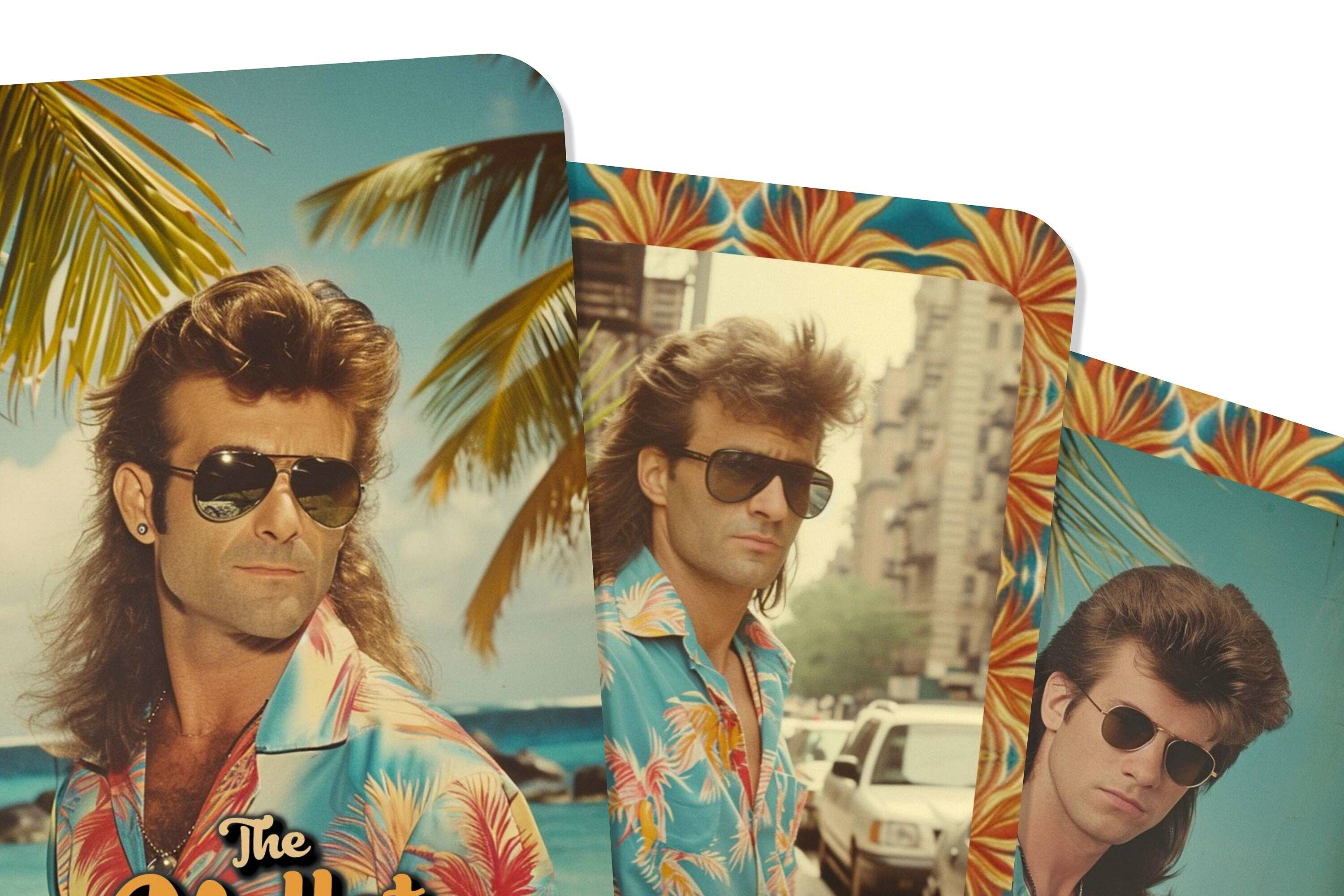 Ibiza Tarot USA - Wholesale Tarot Cards - The Mullet Mindset - 80's Oracle Cards - 22 Cards - Novelty Gift4