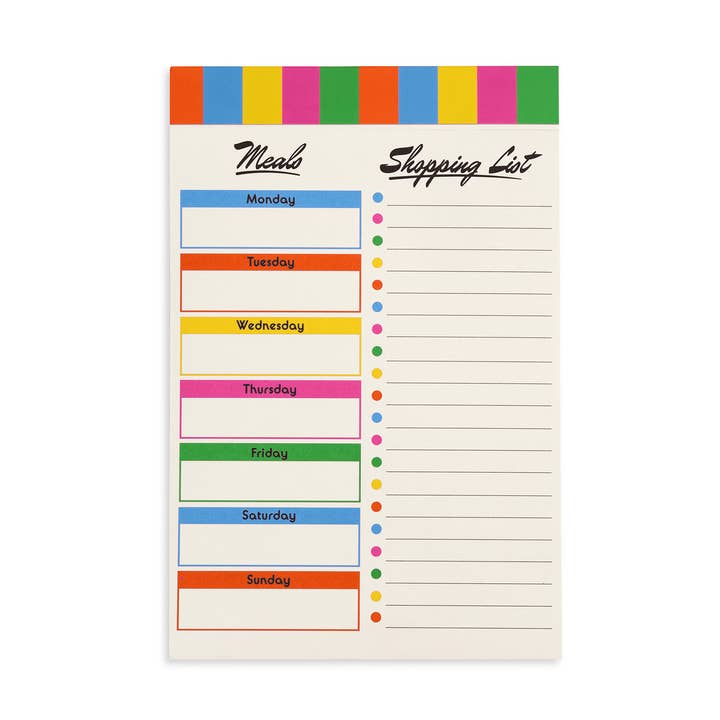 Ban.do - Wholesale Notepad - Magnetic Shopping List, Colorblock0