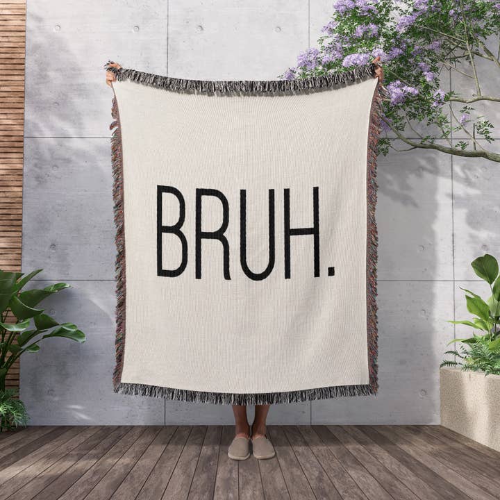 3dRose - Wholesale Throw Blanket - 3dRose, Bruh, Blanket2