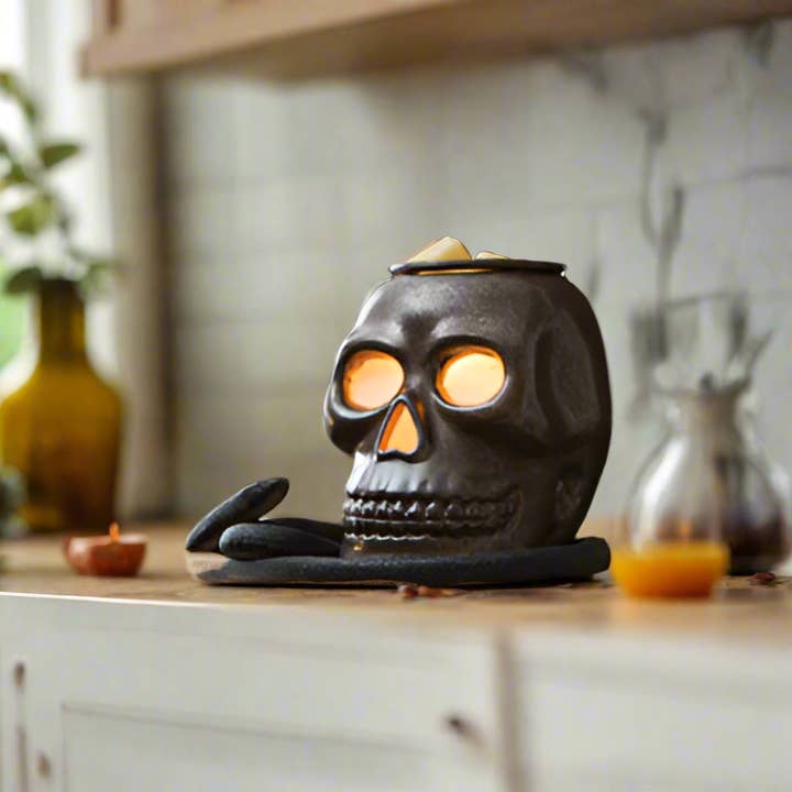 Candle Warmers Australia - Wholesale Wax warmer - Skull Illumination Warmer - RRP $43.95 - Wholesale1
