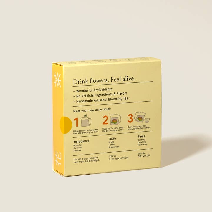 The Qi – wholesale Health/detox tea – Inner Connection Blooming Tea