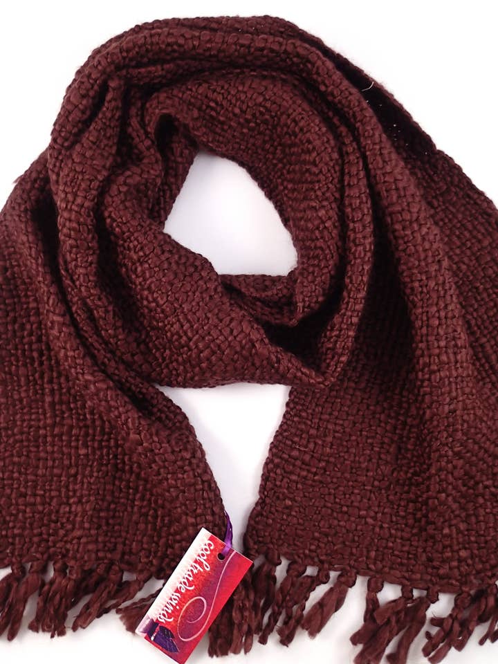 Chunky Woven Scarf — Ethical, Handwoven & Cosy for wholesale by Cool Trade Winds