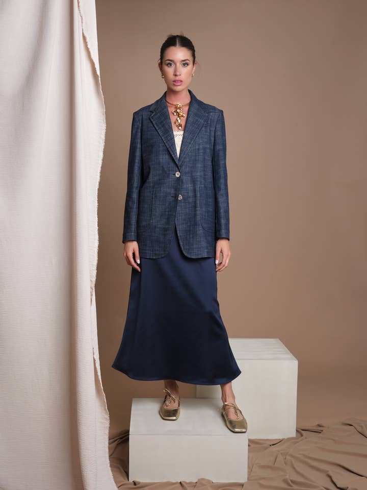 Blazer en jean pour la vente par Manuela Conti