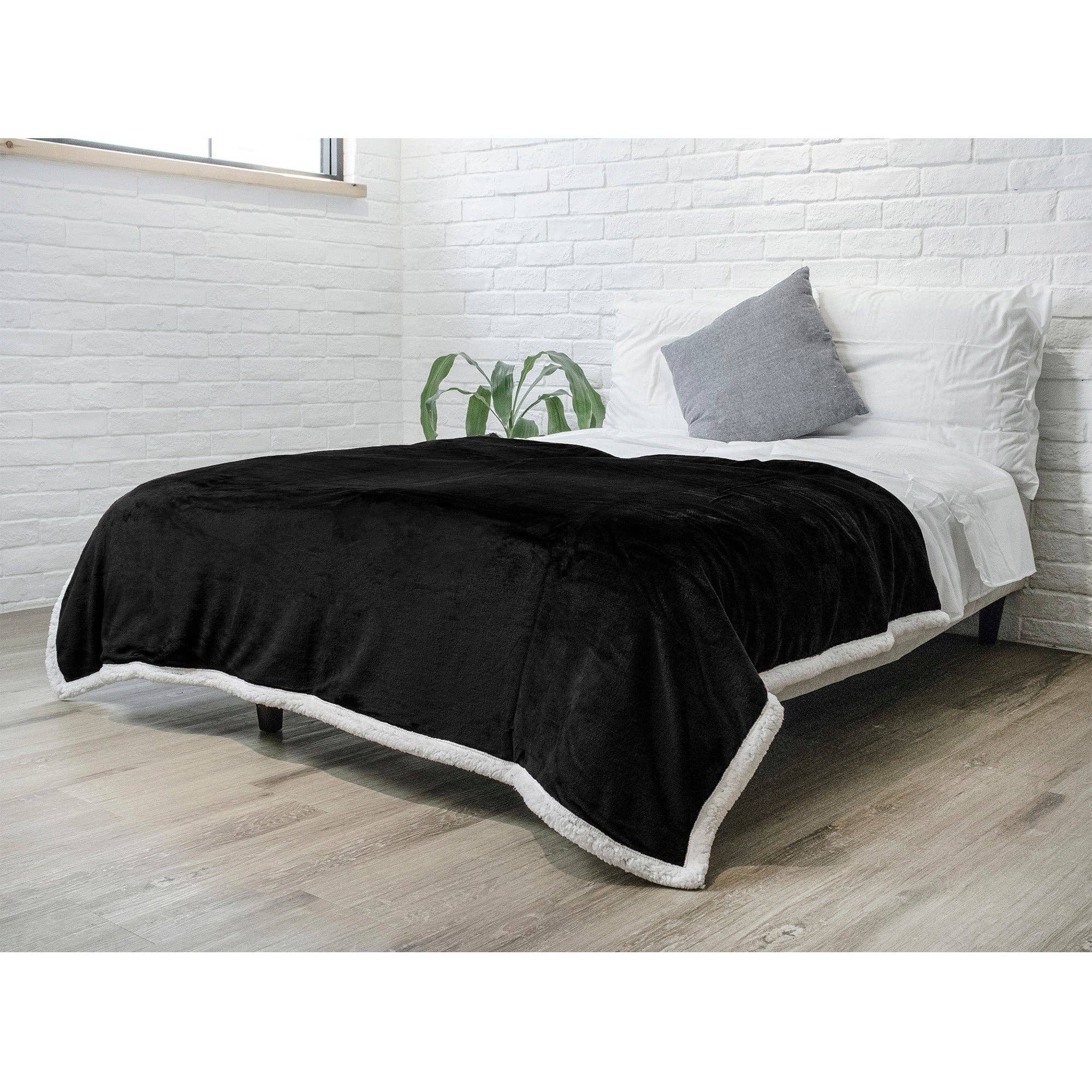 Pavilia – Manta para sofá por atacado – Cobertor Premium Sherpa Fleece14