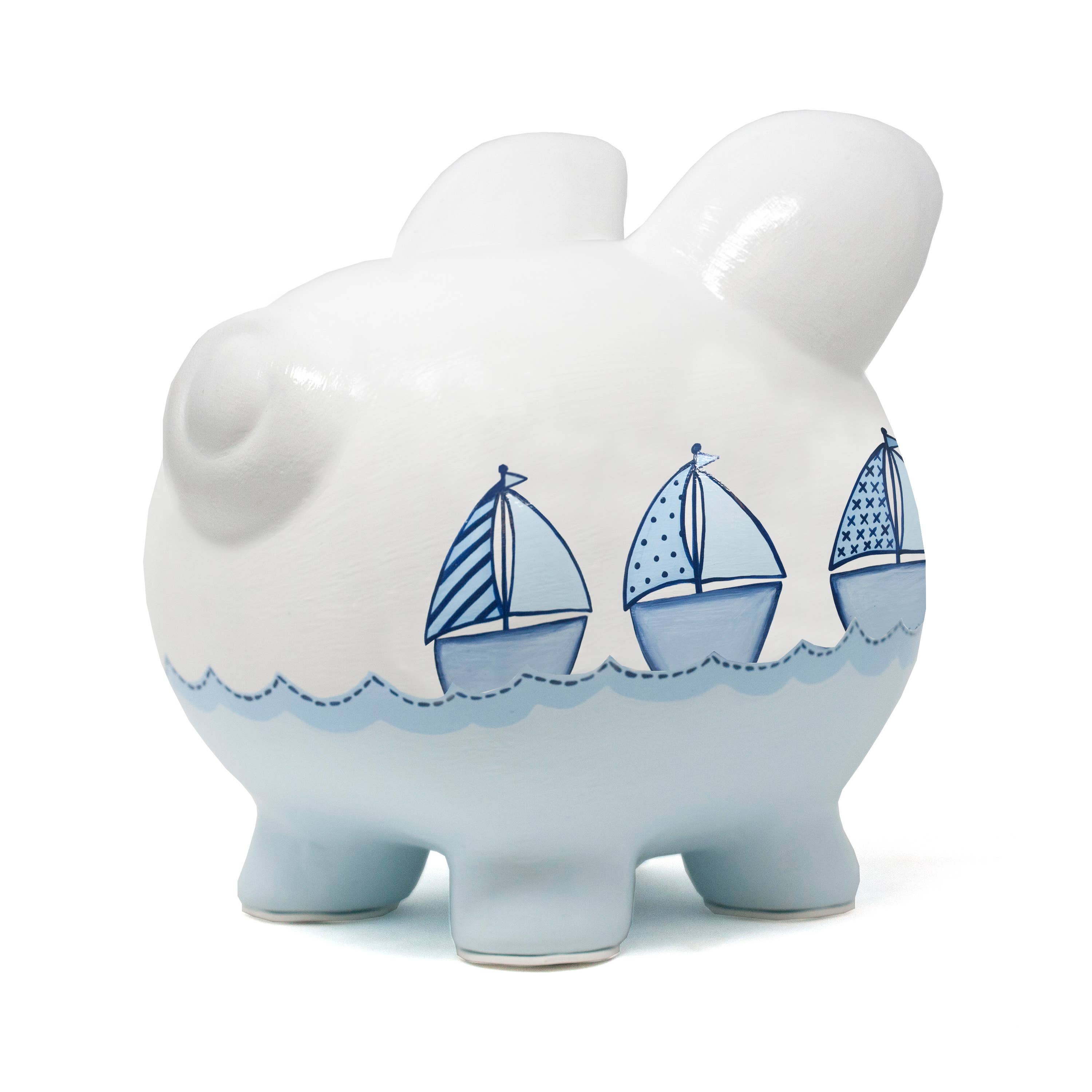 Child To Cherish® - Wholesale Money/Piggy Bank - Kids & Baby - Triple Sailboat Piggy Bank7
