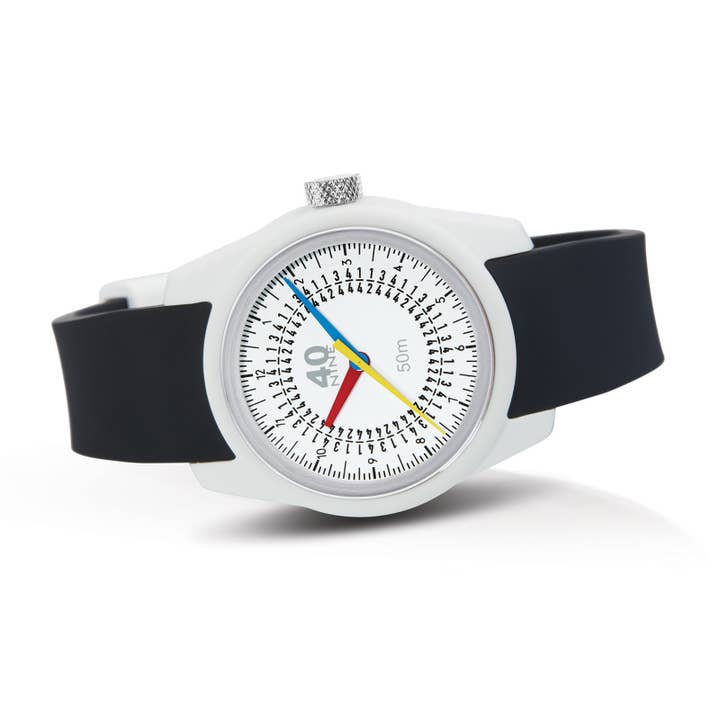 Trio dameshorloge - witte wijzerplaat - zwart voor wholesale door 40Nine