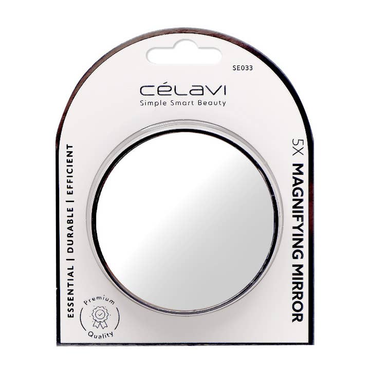PINEAPPLE Beauty - Wholesale Compact mirror - Celavi SE033 5X Magnifying Mirror w/ suction cups - 12 pcs2