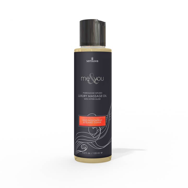 Sensuva - Wholesale Massage Oil/Gel - Me & You Wild Passion Fruit & Island Guava Massage Oil 4.2oz